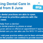 Accessing Dental Care during Covid-19 poster